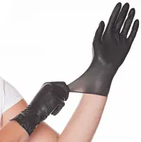 HYGOSTAR gants latex "DIABLO", XL, noir