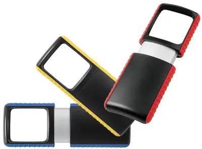 WEDO Loupe Outdoor rectangulaire à éclairage LED, rouge