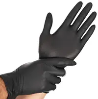 HYGOSTAR Gant en nitrile "DARK", S, noir