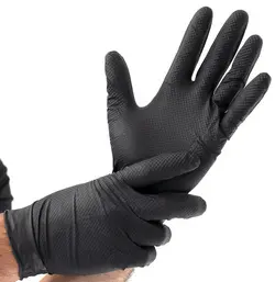 HYGOSTAR Gant en nitrile "POWER GRIP", XL, noir