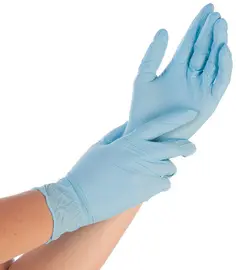 HYGOSTAR Gant nitrile EXTRA SAFE, XL, sans poudre, bleu