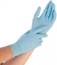 HYGONORM Gant nitrile ALLFOOD SAFE, XL, sans poudre, bleu