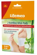 Lifemed Compresses vitales Bambou, 80 x 60 mm, blanc