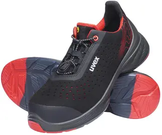 uvex Chaussure basse de sécurité 1 G2 S1P, pointure 46, noir