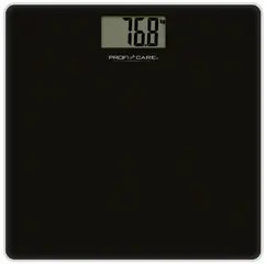 PROFI CARE Pèse-personne digital en verre PC-PW 3122, noir