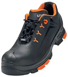 uvex 2 Chaussures basses S3 SRC, T. 43, noir/orange