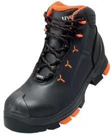 uvex 2 Chaussures montantes S3 SRC, T. 46, noir/orange