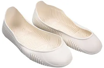 HYGOSTAR Surchaussure anti-dérapante en latex SRC, blanc