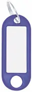 WEDO Porte-clés avec anneau, diamètre: 18 mm, bleu