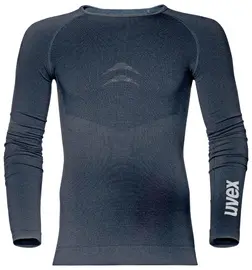 uvex T-shirt à manches longues pour homme, S, noir