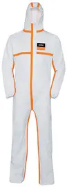 uvex Combinaison de protection jetable 4B, XL, blanc/orange