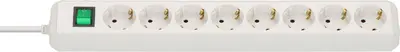 brennenstuhl Steckdosenleiste "Eco-Line", 8-fach, weiß