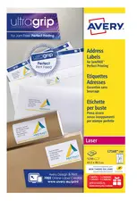 AVERY Etiquette d'adresse, 99,1 x 33,9 mm, blanc