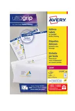 AVERY Etiquette d'adresse, 63,5 x 72 mm, blanc