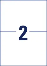 AVERY Zweckform Étiquette d'expédition, 210 x 148 mm, blanc