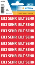 HERMA Textetiketten "EILT SEHR", 12 x 40 mm, rot / weiß