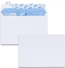 GPV Enveloppes, C5, 162 x 229 mm, sans fenêtre, blanc