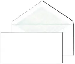 MAILmedia Enveloppe, rembourrage de soie, format long, blanc