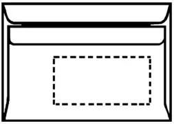 herlitz Envellope C6, sans fenêtre, blanc