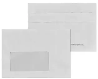 MAILmedia Enveloppes C6 autocollantes, avec fenêtre