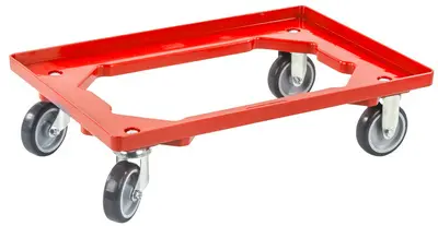 allit Chariot de transport ProfiPlus EuroRoll OS 600, rouge