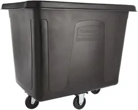 Rubbermaid Chariot cubique 0,2 m3, noir