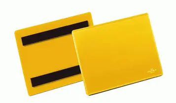 DURABLE Pochette d'identification, magnétique, jaune