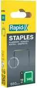 Rapid Agrafe fil plat no. 140, 10 mm, petit paquet