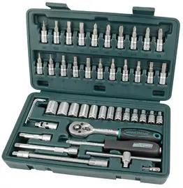 BRÜDER MANNESMANN Jeu de douilles 1/4", 46 pièces