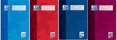 Oxford cahier scolaire, format A4, linéature 40/5 mm quadril