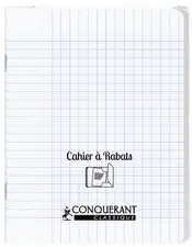 CONQUERANT CLASSIQUE Cahier à rabat 240 x 320 mm, incolore