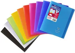 Clairefontaine Cahier piqué Koverbook, A4, assorti