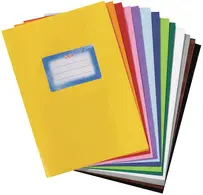 herlitz Protège-cahier format A5, gravé (paille), en PP
