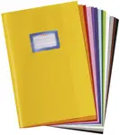 herlitz Protège-cahier format A4, gaufré (raphia), PP,violet