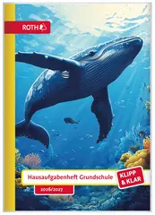 ROTH Hausaufgabenheft Klipp & Klar "Wal Welt", 2026/2027