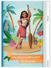 ROTH Hausaufgabenheft für clevere Faule "Disney Vaiana