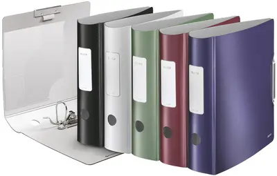 LEITZ Classeur Active Style, 180 degré, 80 mm, rouge grenat
