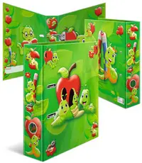 HERMA Classeur à motif pour école maternelle "Fritz le ver