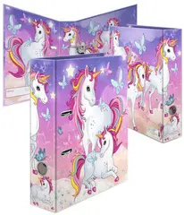 HERMA Classeur à motif "Licorne", A4, margeur du dos: 70 mm