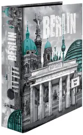 HERMA Classeur à levier à motifs "Berlin", A4, dos: 70 mm