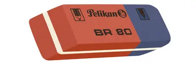 Pelikan Gomme caoutchouc BR 80, (L)41 x (P)14 x (H)8 mm