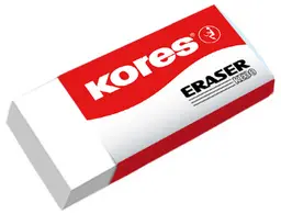 Kores gomme en plastique "KE20",(L)60 x (P)21 x (H)10 mm