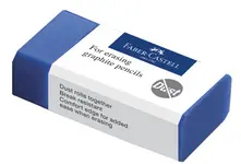 FABER-CASTELL Gomme en plastique DUST-FREE, bleu