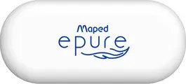 Maped Gomme plastique Epure, ovale, blanc
