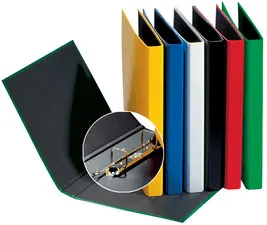 PAGNA classeur à anneaux "Basic Colours", noir, format A4