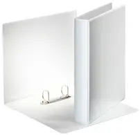 Esselte Classeur personnalisable, 2 anneaux, A5, blanc