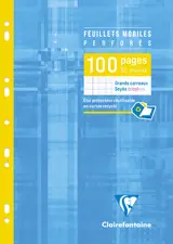 Clairefontaine Feuillets mobiles, A4, séyès, 200 pages