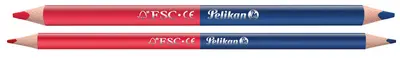 Pelikan Crayon bicolore fin, rouge/bleu