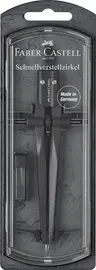 FABER-CASTELL Compas à réglage rapide STREAM, noir