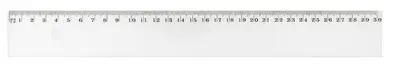Wonday Règle plate, 400 mm, en plastique